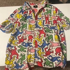 H&M Keith haring short sleeve